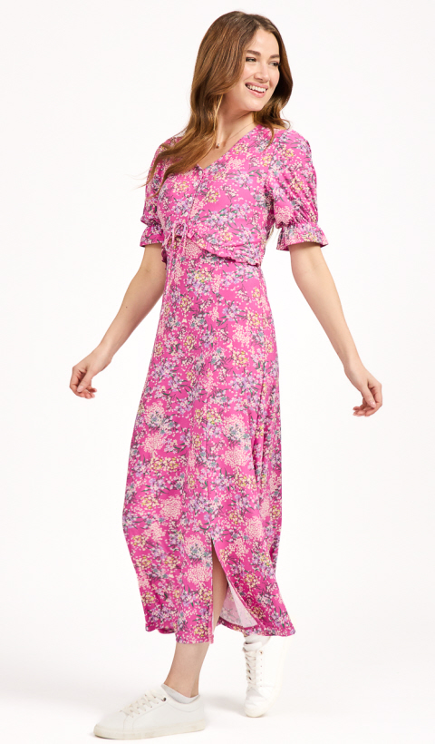 Cliare Floral Confetti Dress
